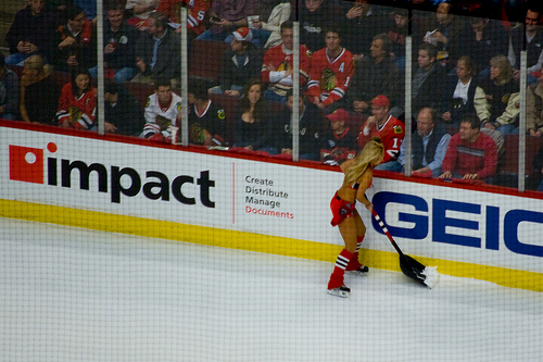 Blackhawks Ice Girl - Striped Socks.jpg