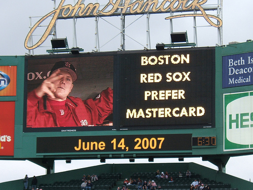 Boston Red Sox Prefer Mastercard - Authentic Signage.jpg